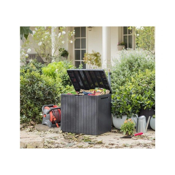 Szara skrzynia ogrodowa City – Keter-image-4