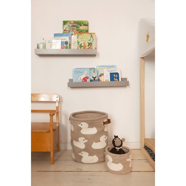 Beżowy bawełniany organizer Kindsgut Duck, ø 16 cm-image-4