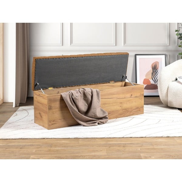 Pomarańczowo-naturalna ławka Oceane – Bobochic Paris-image-4