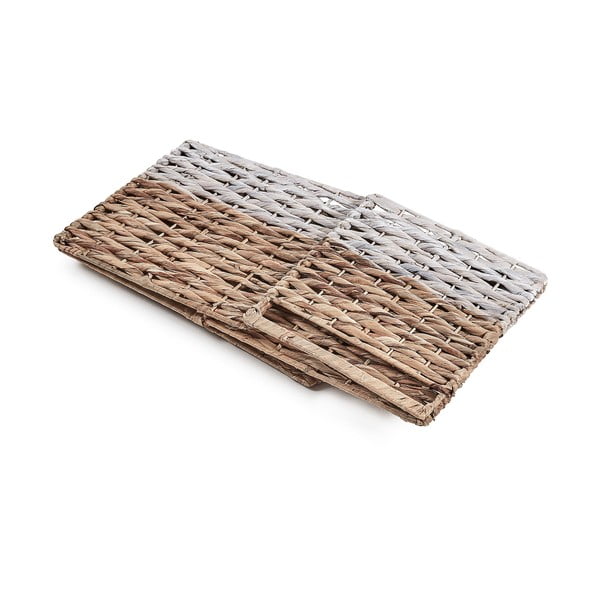 Koszyk wiklinowy z białym detalem Kave Home Woody-image-2