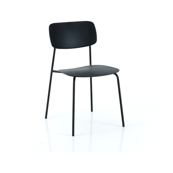 Czarne krzesła zestaw 2 szt. Primary – Tomasucci