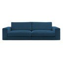 Ciemnoniebieska sztruksowa sofa 274 cm Leonard – Bobochic Paris