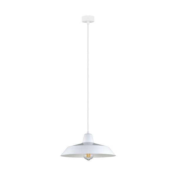 Biała lampa wisząca Sotto Luce Cinco, ⌀ 35 cm