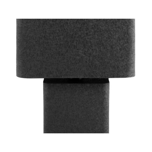 Czarna metalowa lampa stołowa (wysokość 33 cm) Boaz Recto – Leitmotiv-image-2