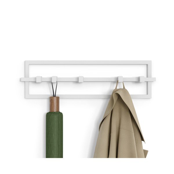 Biały metalowy wieszak ścienny Cubiko – Umbra-image-4