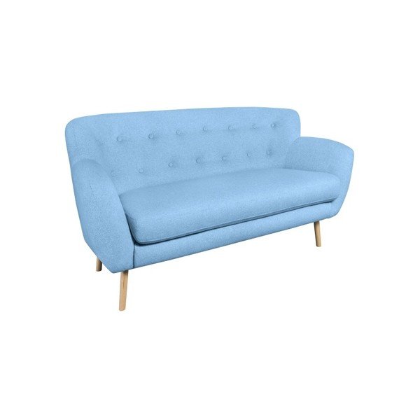 Jasnoniebieska sofa dwuosobowa Kooko Home Pop-image-2