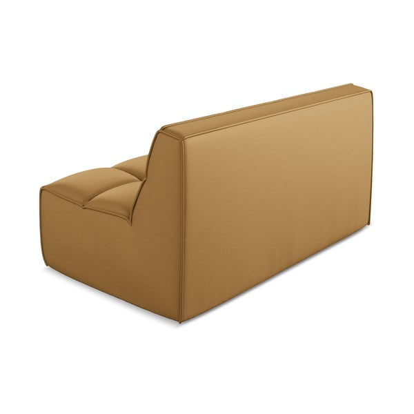 Koniakowy moduł sofy z imitacji skóry Kalai – Makamii-image-3