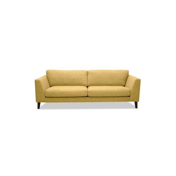 Żółta sofa trzyosobowa Vivonita Monroe