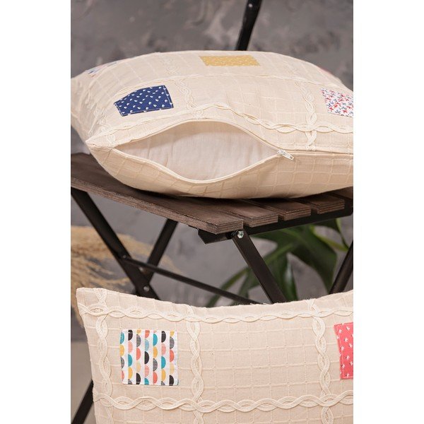 Poszewki na poduszki zestaw 2 szt. 40x40 cm Patchwork – Oyo Concept-image-1