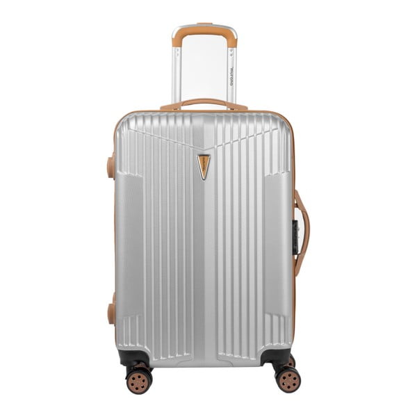 Biała walizka na kółkach Murano Sympathy