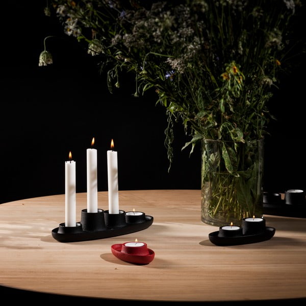 Czarny świecznik EMKO Aye Aye Four Candles-image-4