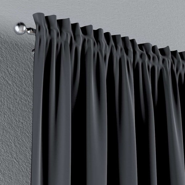 Szara zasłona 260x130 cm Posh Velvet – Yellow Tipi-image-4