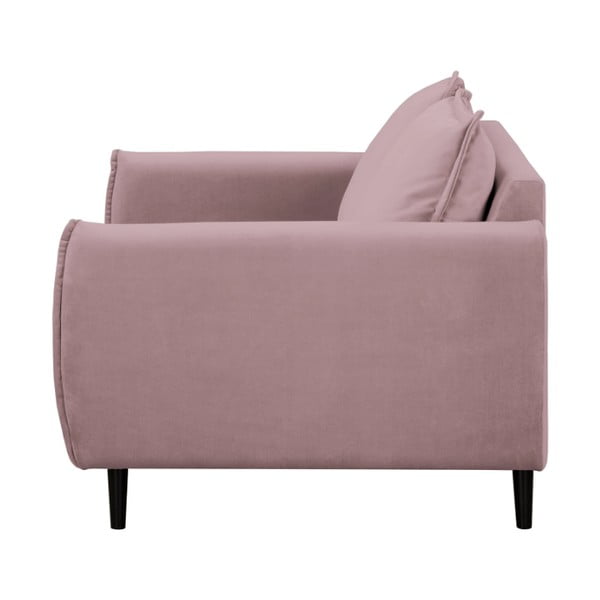 Lawendowa aksamitna sofa 138 cm Juli – Ropez-image-2