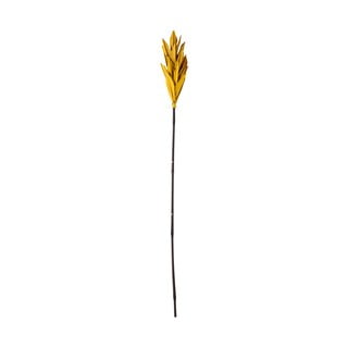 Żółta dekoracja w kształcie liścia palmy Bloomingville Afina, wys. 93 cm