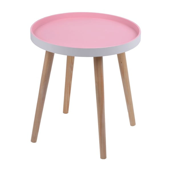 Różowy stolik Ewax Simple Table, 48 cm