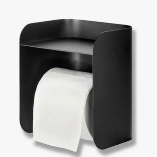 Stalowy uchwyt ścienny na papier toaletowy Carry – Mette Ditmer Denmark