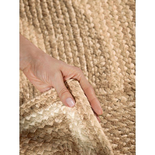 Kremowy/w naturalnym kolorze dywan z juty dwustronny/tkany ręcznie 200x300 cm Looma – Hanse Home-image-4