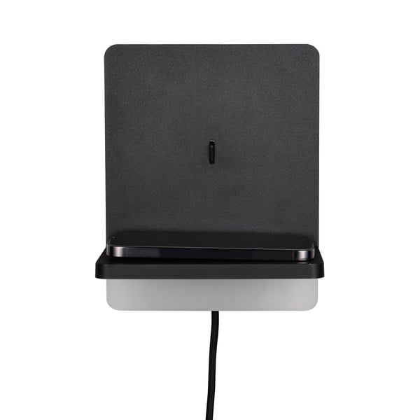 Kinkiet LED ze ściemniaczem w kolorze matowej czerni Fairfield – Trio-image-2