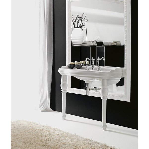 Biała nóżka ceramiczna Retro – Sapho-image-1