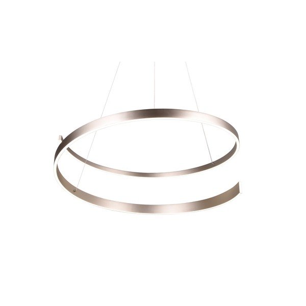 Szara lampa wisząca LED ze sterowaniem głosowym/mobilną aplikacją i metalowym kloszem ø 75 cm Cinardi – CINQUE-image-3