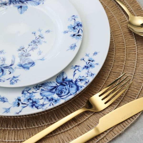 Sztućce ze stali nierdzewnej w kolorze złota zestaw 16 szt. Mikasa Diseno – Kitchen Craft-image-3