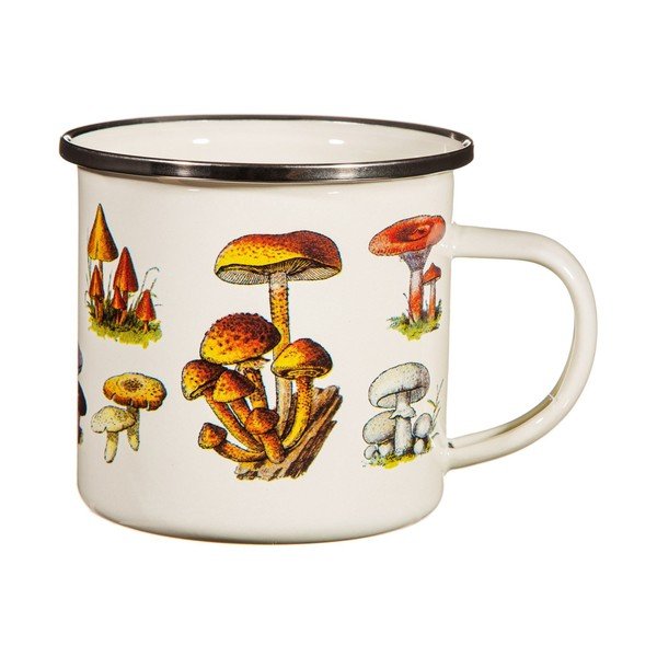 Kremowy emaliowany kubek dla dzieci Vintage Mushroom – Sass & Belle