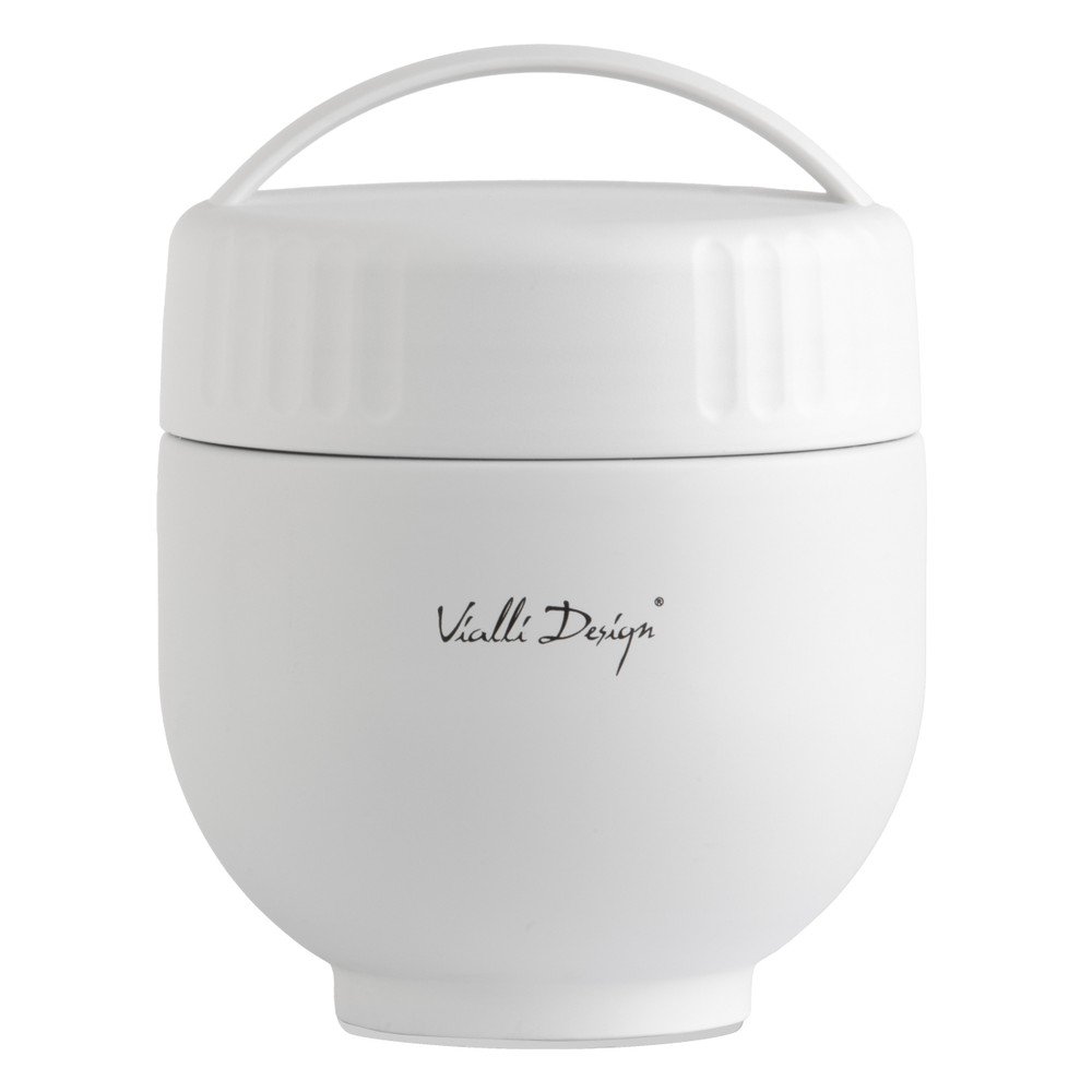 Biały termos na jedzenie ze stali nierdzewnej 680 ml Fuori – Vialli Design
