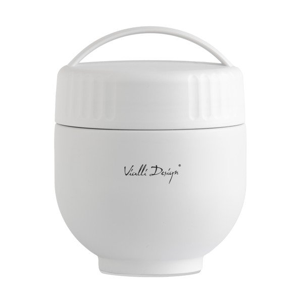 Biały termos na jedzenie ze stali nierdzewnej 680 ml Fuori – Vialli Design