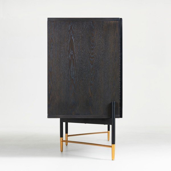 Czarna komoda Kave Home Norfort-image-4