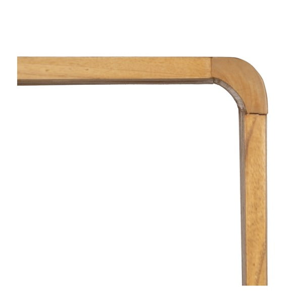 Regał z litego drewna mindi w naturalnym kolorze 90x150x40 cm Lysa – Ixia-image-3