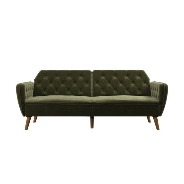 Zielona rozkładana sofa 211 cm Tallulah – Novogratz