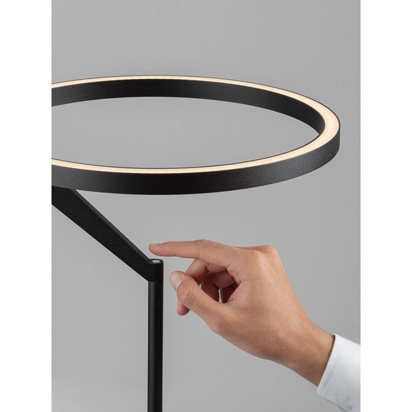 Aluminiowa lampa stojąca LED ze ściemniaczem w kolorze matowej czerni (wysokość 168 cm) Tilia – Nova Luce-image-2