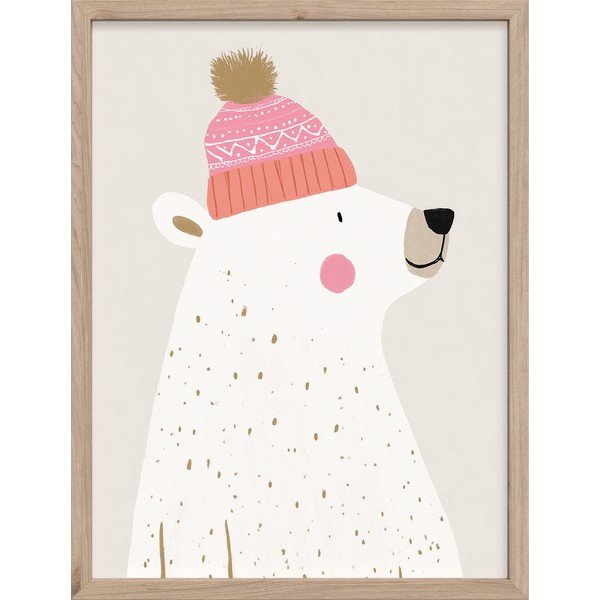 Obrazek dziecięcy 30x40 cm White Bear – Styler