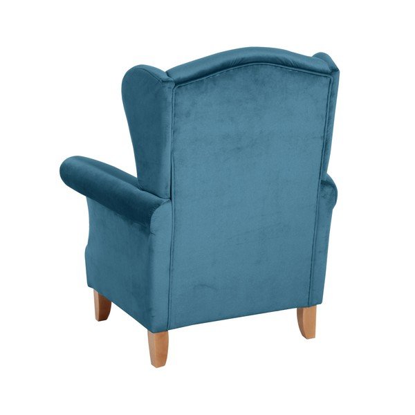 Morski aksamitny fotel Max Winzer Verita Velvet-image-2