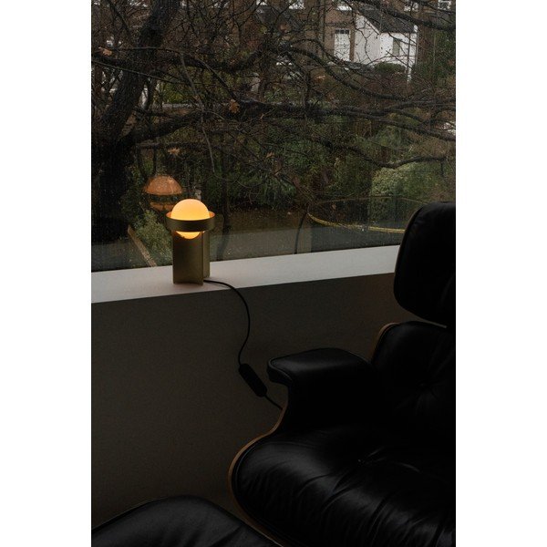 Lampa stołowa w kolorze złota ze ściemniaczem i szklanym kloszem (wysokość 22 cm) Loop – tala-image-4