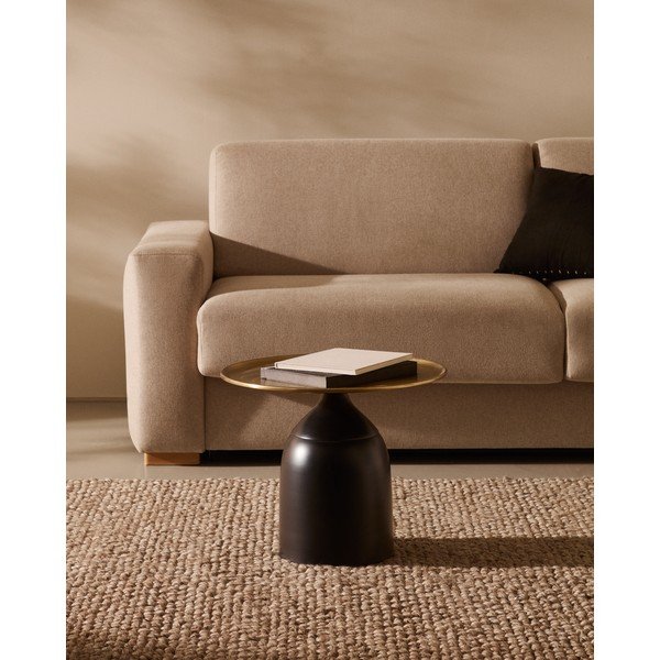 Metalowy okrągły stolik ø 52 cm Liuva – Kave Home-image-1