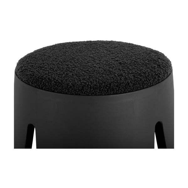 Czarny plastikowy stołek Savor  – Leitmotiv-image-1