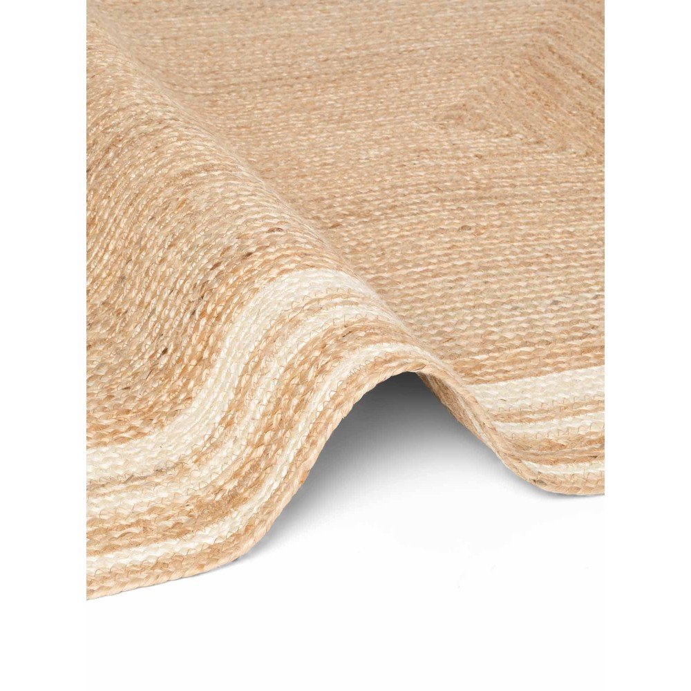 Kremowo-naturalny ręcznie tkany dwustronny chodnik z juty 70x200 cm Jutta – Hanse Home (zdjęcie 7)