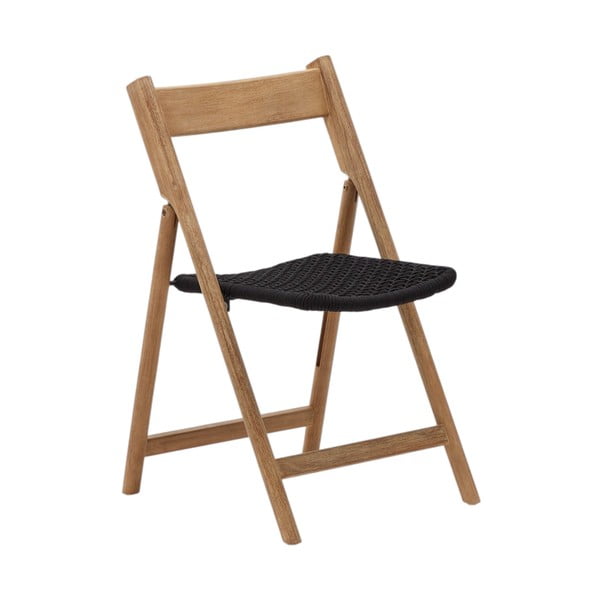 Czarne drewniane krzesło ogrodowe Dandara – Kave Home