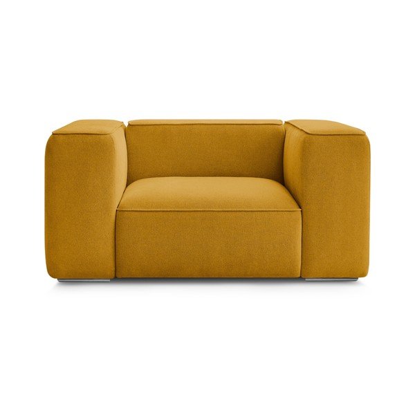 Fotel w kolorze ochry Zephyr – Bobochic Paris-image-3