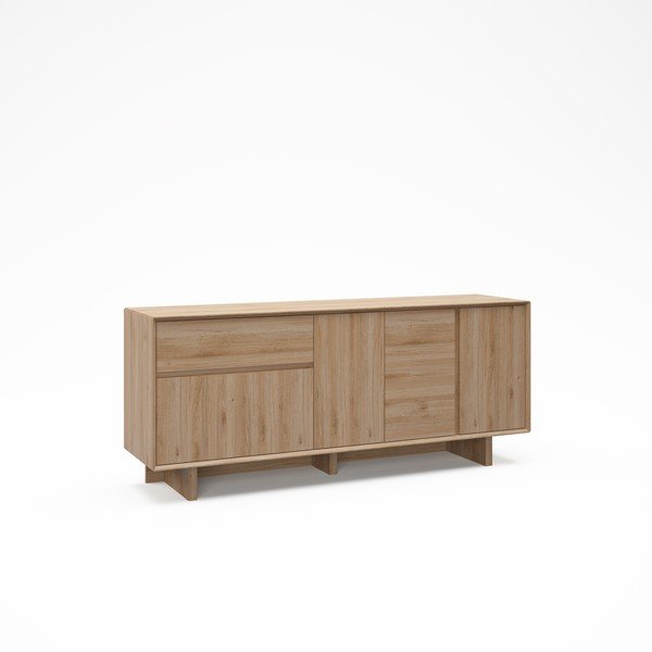 Komoda w dekorze dębu w naturalnym kolorze 180x76x45 cm Carpi – Marckeric-image-2