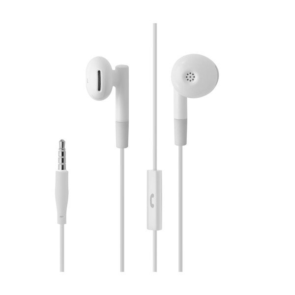 Słuchawki douszne z mikrofonem FIXED EGG2 i organizerem, białe-image-3