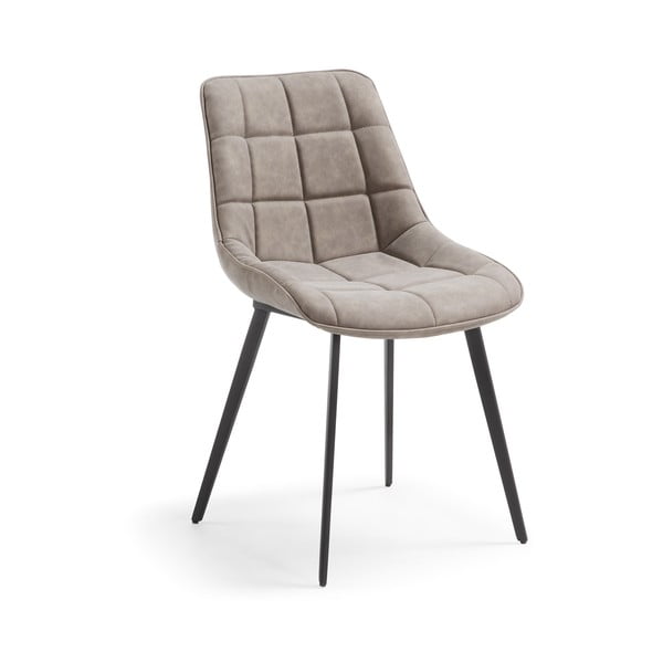 Beżowoszare krzesło Kave Home Adah