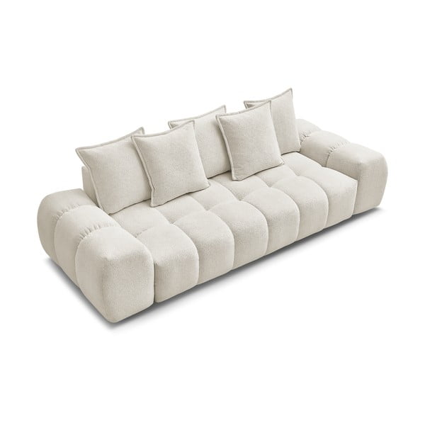 Biała sofa z tkaniny szenilowej 278 cm Everest – Bobochic Paris-image-4