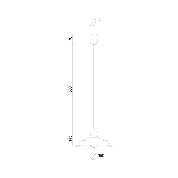 Lampa wisząca w kolorze miedzi Bulb Attack Cinco Basic S-image-2