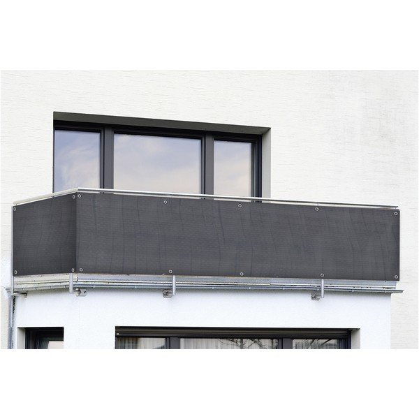Szara osłona balkonowa 500x85 cm – Maximex-image-1