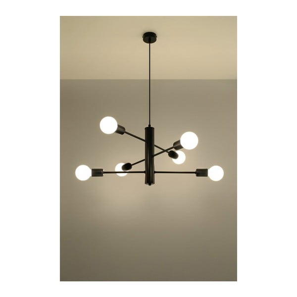 Czarna lampa wisząca Sollux Donato 6-image-1