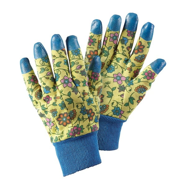 Rękawice ogrodnicze z gumowymi palcami Tapestry