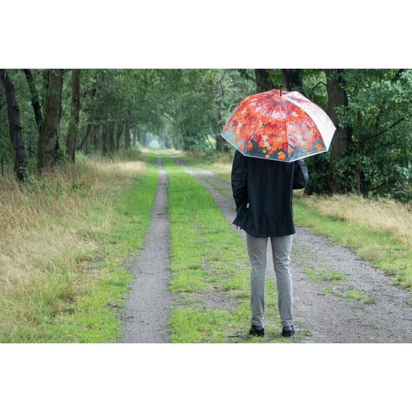 Przezroczysty parasol Esschert Design Ambiance Birdcage Fall Leaves, ⌀ 93 cm-image-3