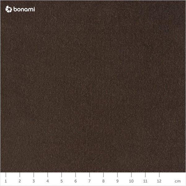 Brązowa aksamitna ławka EMKO Naïve, 140 cm-image-1